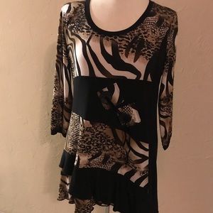 Bali Animal Print Top